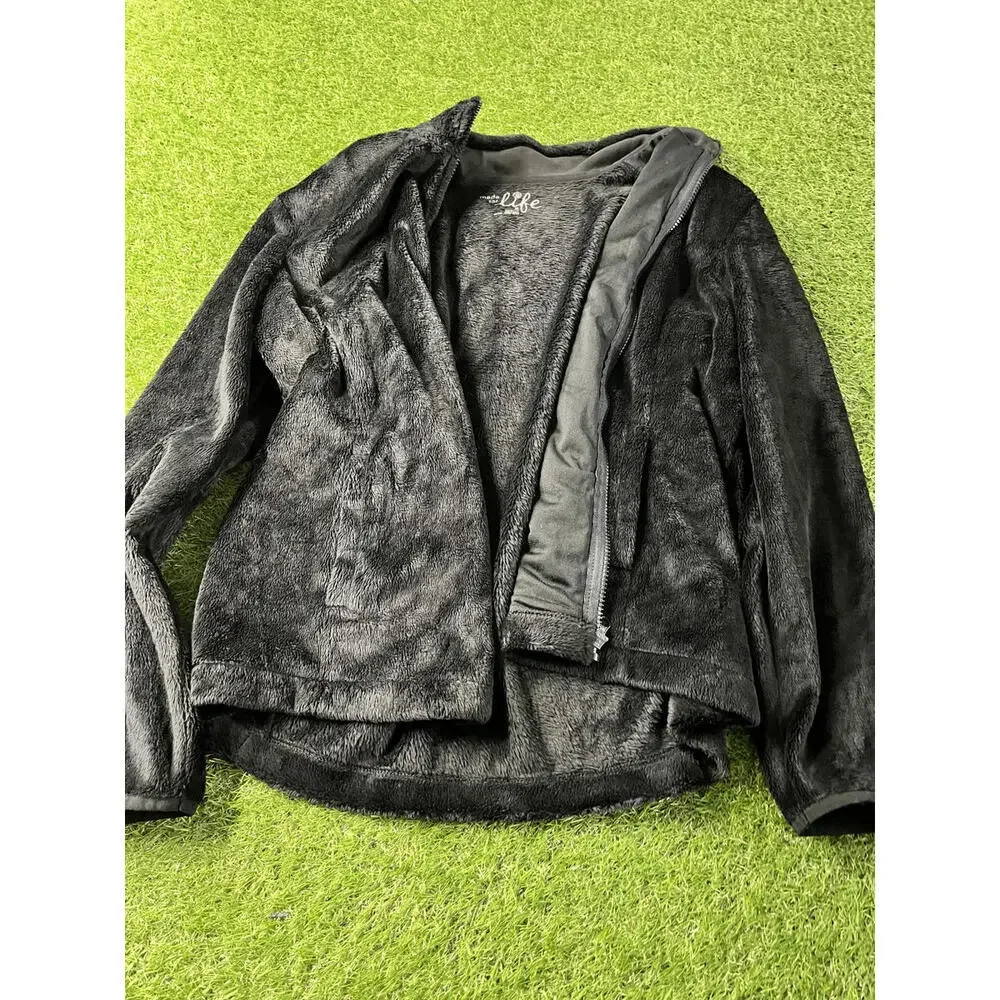 Made for Life Black Fleece Jacket XL